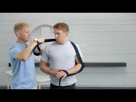 BORT OmoBasic® Schulterorthese nach Gilchrist (REF 121350) | Anlage links