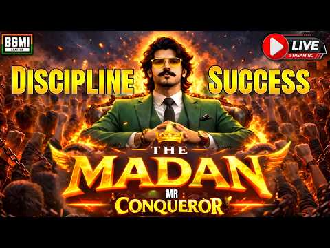 Discipline = Succeess | MR JOKER bro mission  #bgmilive  #bgmilive #madanop #madan #bts