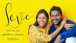 NARENDER X MALATHI PRE WEDD || Mandhira Kannile || Trendloud Music || NSR GROUPS