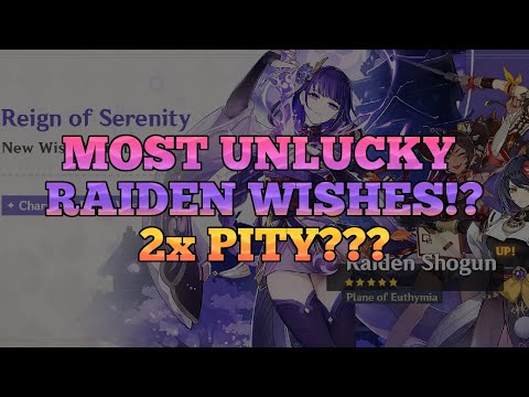 MOST UNLUCKY RAIDEN SHOGUN BANNER WISHES!? | Stream Highlights | Genshin Impact