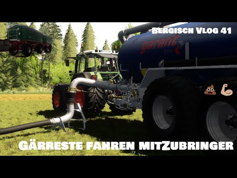 Ls19 / Bergisch Farmvlogs / Gülle fahren mit Zubringer 💩, Multiplayer / 41