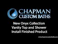 Bathroom Vanity Installation by Chapman Custom Baths in Carmel, IN