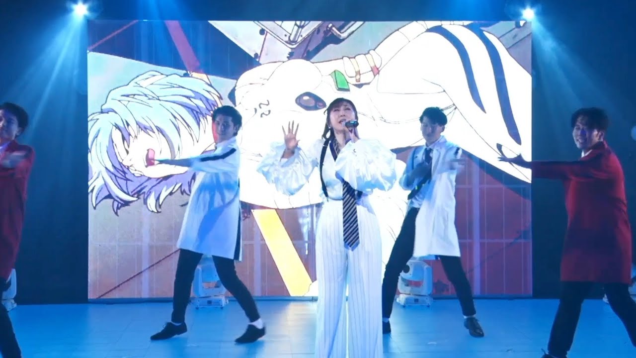 高橋洋子、“エヴァ”名曲「残酷な天使のテーゼ」「魂のルフラン」熱唱！アニメ映像も必見　『高橋洋子スペシャルライブ【Refrain】』