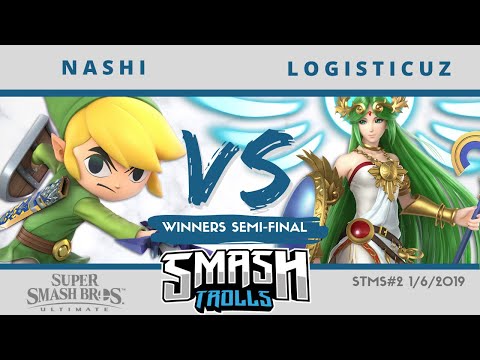 STMS #2 - WINNERS SEMI-FINAL - Nashi (Toon Link) Vs. Logisticuz (Palutena) - SSBU Tournament