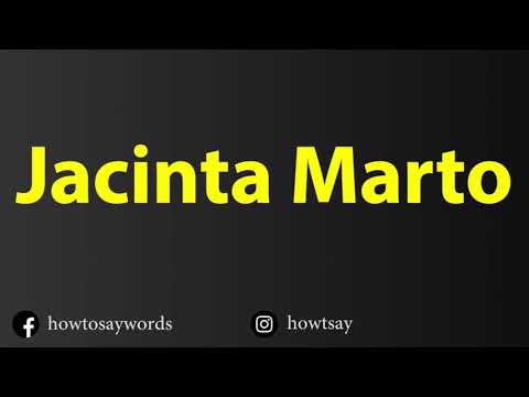 How To Pronounce Jacinta Marto
