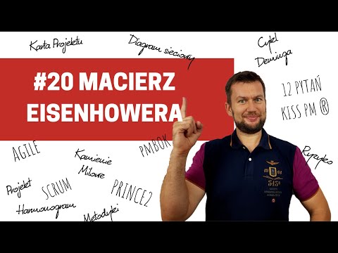 Słowo 20: MACIERZ EISENHOWERA - 50 słów, które musisz znać zarządzając projektami