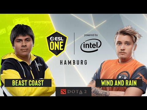 Dota2 - beastcoast vs. Wind and Rain - Game 1 - Lowerbracket - ESL One Hamburg 2019