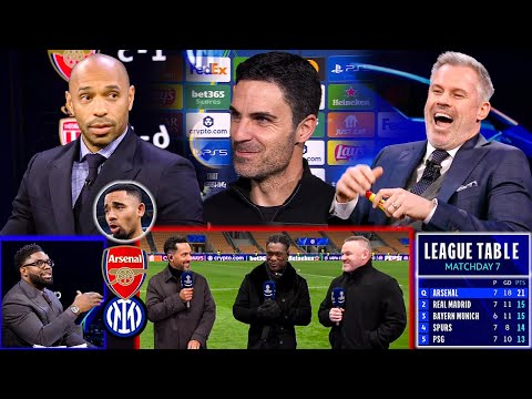 Inter vs Arsenal 1-3 ¡Thierry Henry se vuelve loco y los Gunners llegan a octavos de final! Roone...