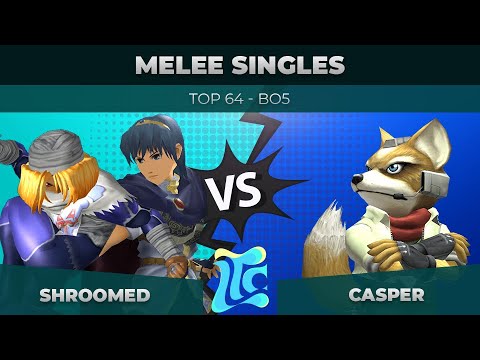 Shroomed vs Casper - Melee Singles: Top 64 - Low Tide City | Sheik/Marth vs Fox
