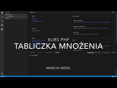 Jak napisać tabliczkę mnożenia w PHP