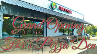 FOX'S 🍕 PIZZA DEN | PINE MOUNTAIN | GRAND OPENING AND REVIEW | 4K