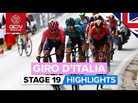 Breakaway Delight & Late Attacks | Giro D'Italia 2022 Stage 19 Highlights