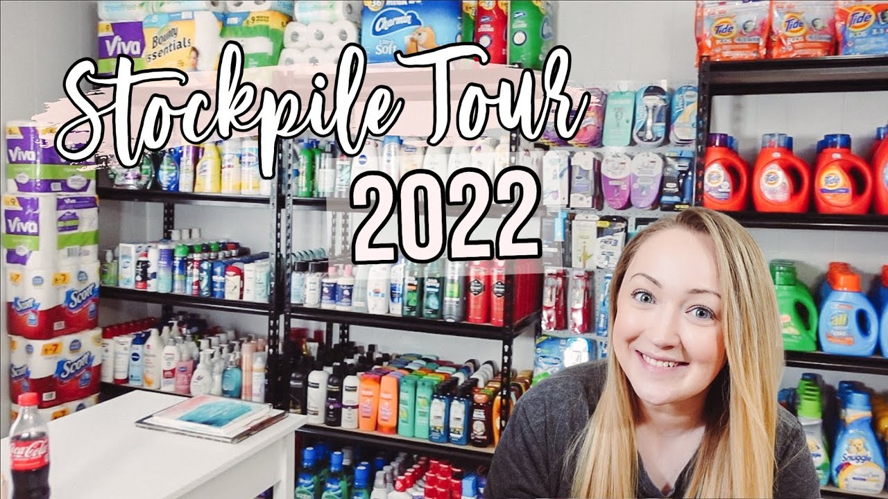 2022 STOCKPILE TOUR! / How I Organize My Stockpile + How Couponing & Stockpiling Saves You Money!