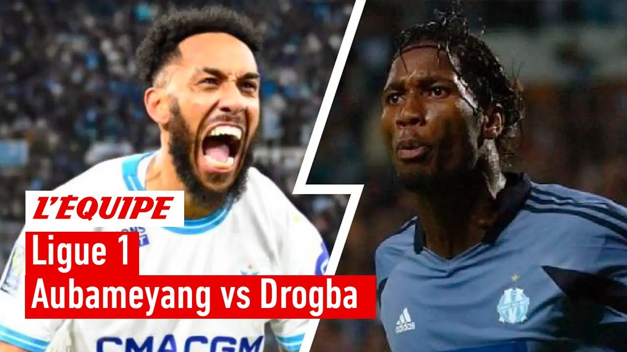 Ligue 1 - Aubameyang vs Drogba : Peut-on comparer leur saison à l'OM ?