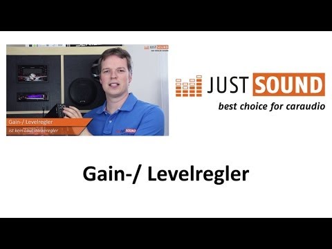 Gainregler - Levelregler - wie Endstufe einstellen - HowTo Video just-SOUND