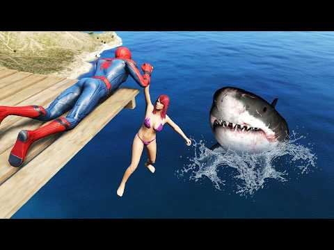 GTA 5 Spider-Man Ragdolls Compilation 5 (Funny Video)