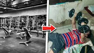 Eu não posso ir a Academia, então fiz a minha própria em Casa