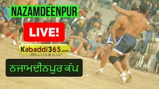 Nazamdeenpur (Jalandhar) Punjab Federation Kabaddi Cup 09 Jan 2017 
