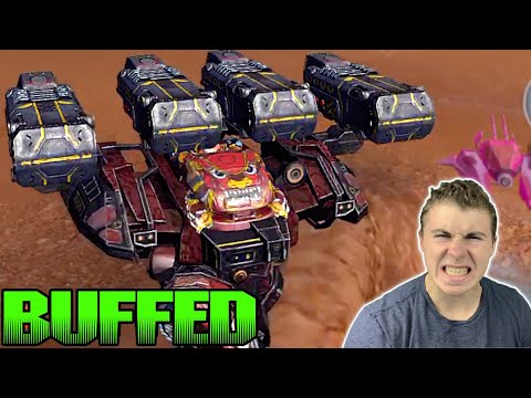 Secretly BUFFED Avalanche Rockets - Beast Behemoth Avalanche Smashing Enemies With Buff On Canyon