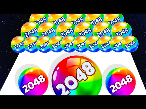 Ball Merge 2048 vs MERGE JUMP (Highest Score: 912K) - Gameplay Mobile Android, iOS