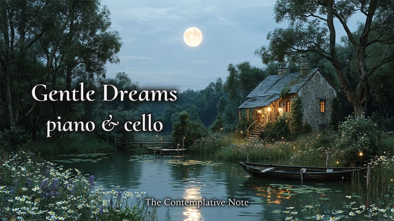Moonlight Reflections & Gentle Dreams 🌙 Soft Piano & Cello for Sleep & Serenity