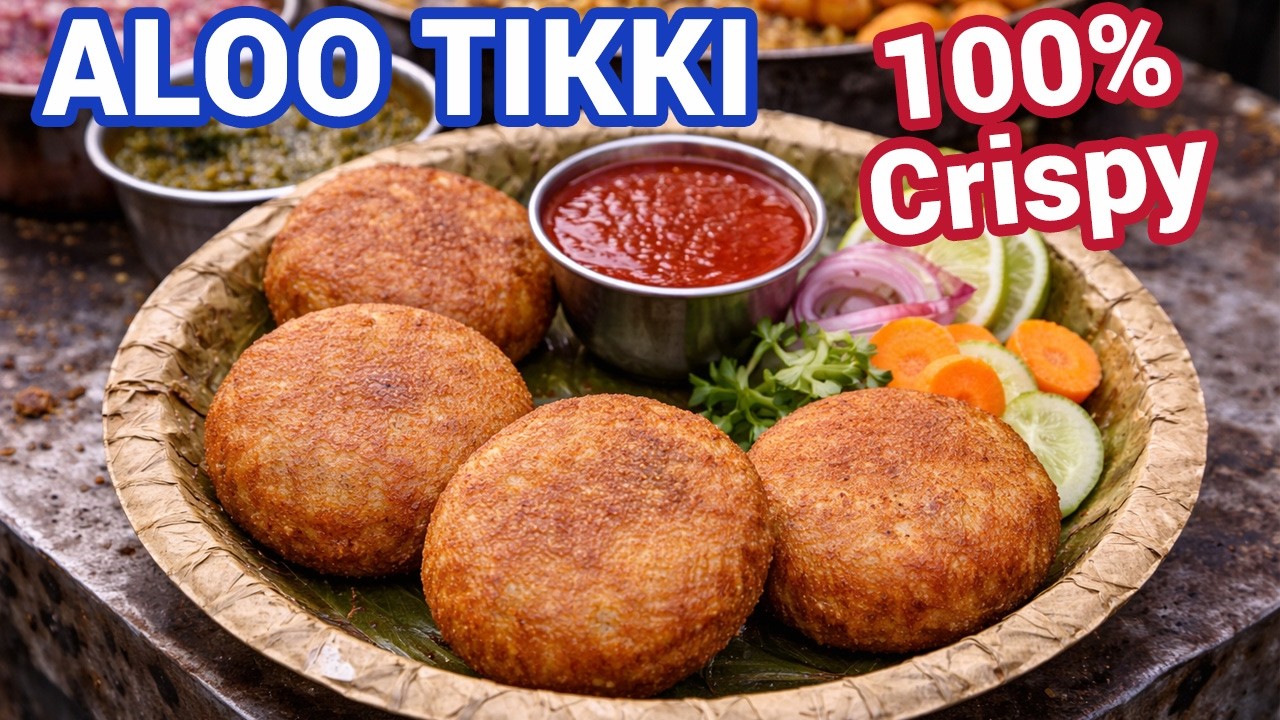Street Style Aloo Tikki | Multi Purpose Aloo Patties Recipe - for Chaat,  Sandwich & Burger
