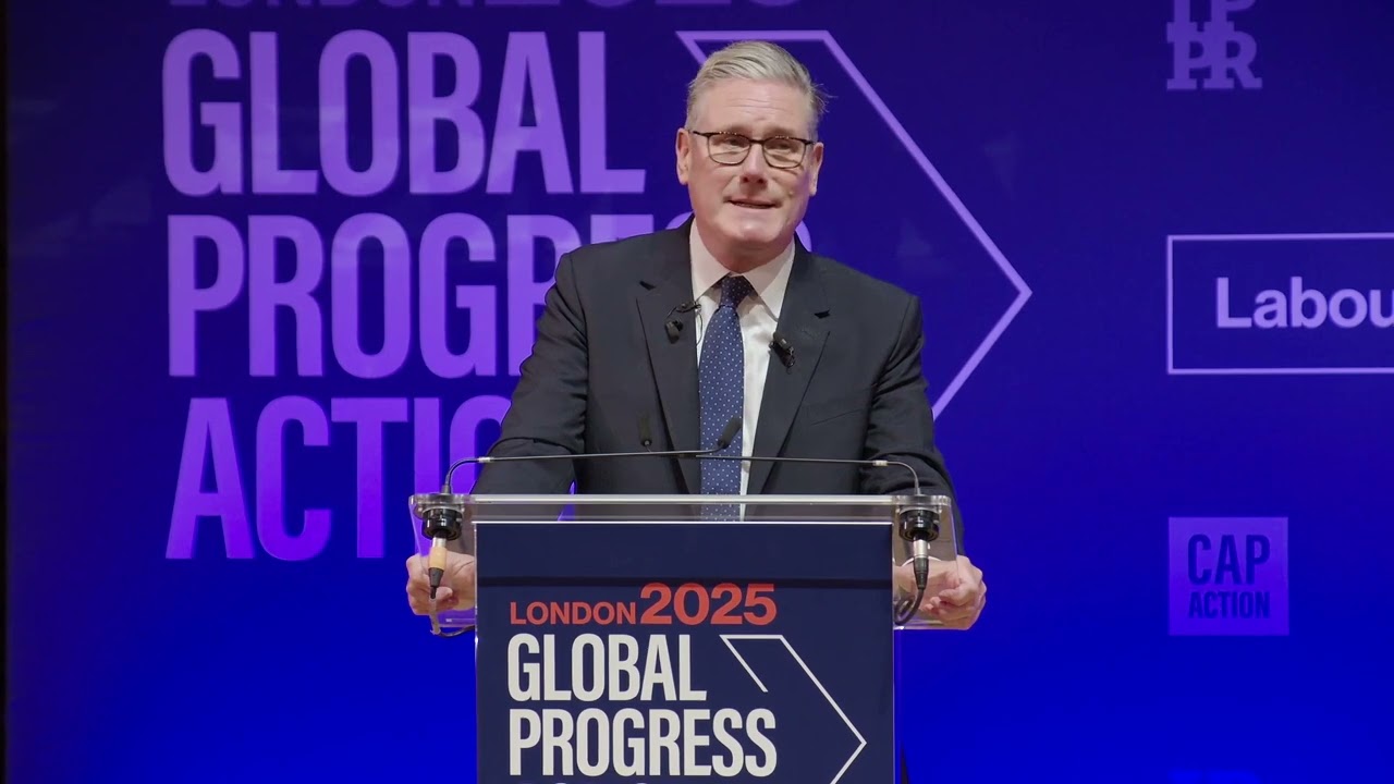 Keir Starmer speaks at IPPR's Global Progress Action Summit 2025