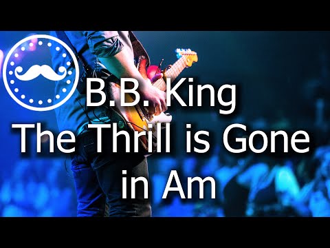BB King Easy Guitar Backing Track in Am