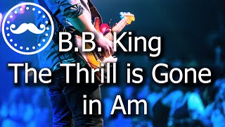 BB King Easy Guitar Backing Track in Am