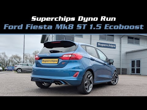Superchips Dyno Run - Ford Fiesta MK8 ST 1.5 EcoBoost (200PS)