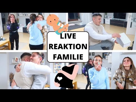 LIVE REACTION FROM OUR FAMILY 🤰🏼👶🏼WE'RE PREGNANT | TBATB