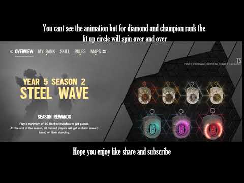 *LEAKED* New Charms In Operation Steel Wave (RAINBOW SIX SIEGE)
