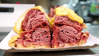 Brazilian STREET FOOD at Central Market!! MONSTER Mortadella Sandwich | São Paulo, Brazil