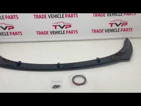 Fits VW Golf MK5 GTI Anniversary Edition 30 2004-2009 Front Lip Splitter Spoiler Gloss Black video