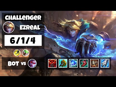 Ezreal Gameplay Challenger Replay S11 - 11.16 Bot Lane (6/1/4) - BR