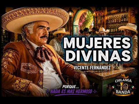 Vicente Fernández - Mujeres Divinas (Letra - Lyrics)