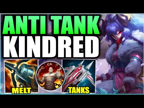 This Tank Shredder Kindred Jungle Build Destroys the Tank Meta! (Melt Tanks) - League Of Legends