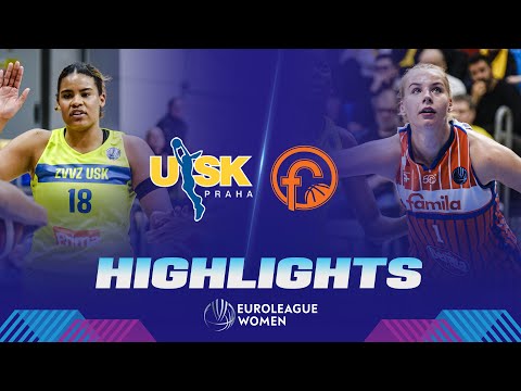 ZVVZ USK Praha v Beretta Famila Schio | Quarter-Finals | Highlights | EuroLeague Women 2023-24