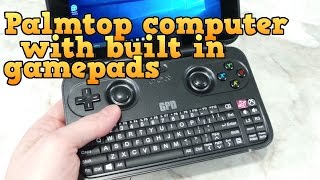 A palmtop computer with integrated game controller - GPD gamepad digital