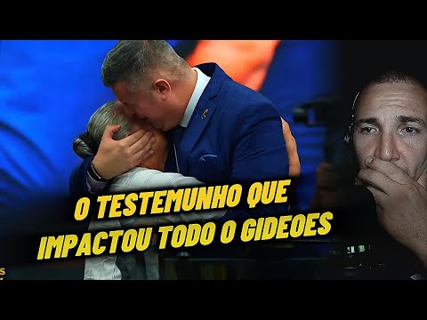 Foi difícil conter as lagrimas com o impacto desse testemunho no Gideões