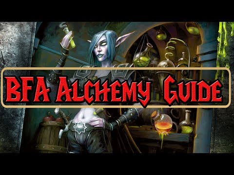how to level BFA  alchemy easy