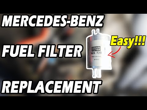 How To Replace Your Mercedes-Benz FUEL FILTER - S Class S500 W220 - EASY - INCREASE MPG!