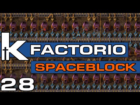 Factorio Spaceblock - Ep 28 | Activate the Reactor | Modded Factorio 0.18