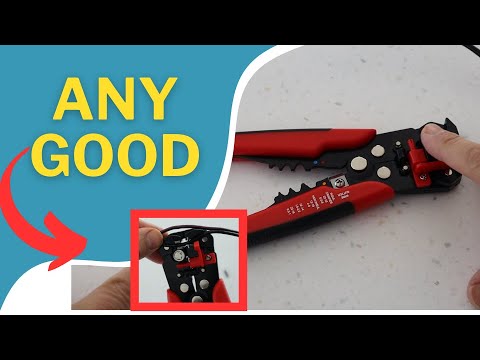 Amazon Basics Self-Adjusting Wire Stripper - Full Review