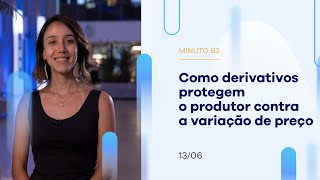 Como os derivativos protegem o produtor contra variação de preços | Minuto B3 – 13/06/2023