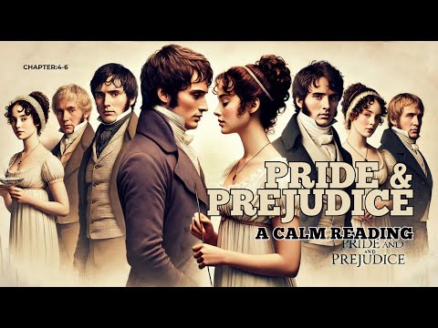 🎧Calm Book Reading| Pride & Prejudice  Chapters 4–6| Bingley’s Heart Eyes & Charlotte’s Hot Takes 💍✨