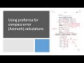How To Use Proforma For Compass Error Azimuth Calculations