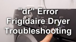 Frigidaire Dryer Error Code "dr" - How to Troubleshoot, Fix and Repair