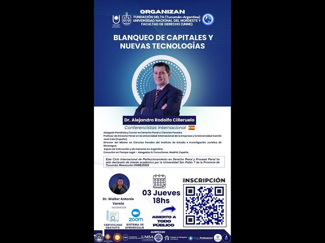 Vídeo relacionado con LA PREVENCIÓN DEL BLANQUEO DE CAPITALES: Algunos aspectos de interés (DELTA)