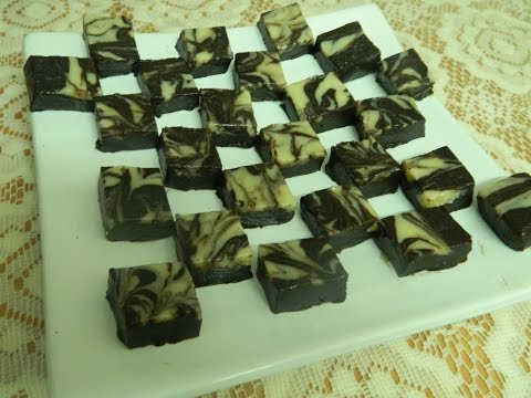 How to make- Marble Chocolate Fudge- By Food Connection Video